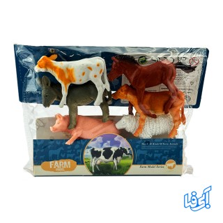 فیگور حیوانات مزرعه 6 عددی کد ab 266