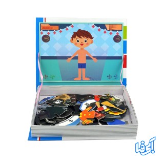 پازل دفتر مگنتی طرح مشاغل کد ab08