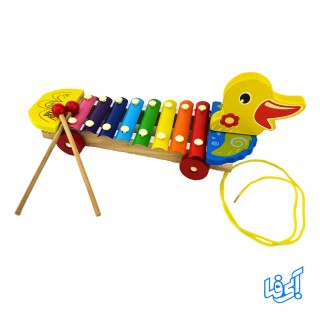 بازی آموزشی بلز چوبی طرح اردک مدل R-37