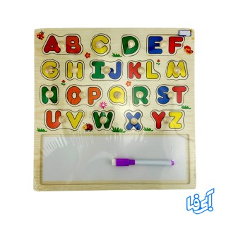 پازل آموزشی چیدمان حروف انگلیسی و اعداد مدل MA 25
