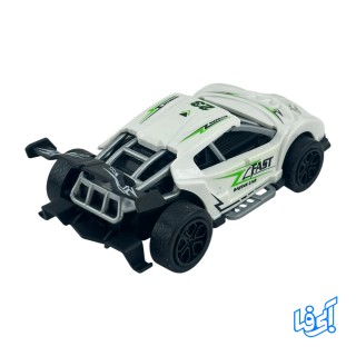 اسباب بازی ماشین مسابقه قدرتی سفید