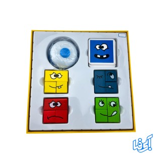 بازی فکری مکعب تغییر چهره طرح کوبیز کد MA41
