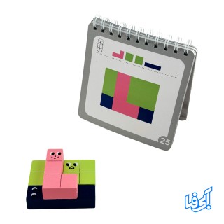 اسباب بازی جورچین منطقی چوبی کد MA 58