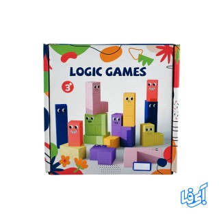 اسباب بازی جورچین منطقی چوبی کد MA 58