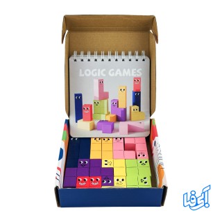 اسباب بازی جورچین منطقی چوبی کد MA 58