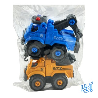 اسباب بازی ساختنی ست ماشین راهسازی کد 180