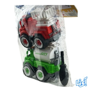 اسباب بازی ساختنی ست ماشین راهسازی کد 181