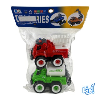 اسباب بازی ساختنی ست ماشین راهسازی کد 181