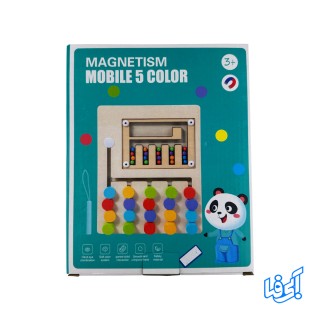 اسباب بازی ماز مگنتی و رنگ چین چوبی کد R 44