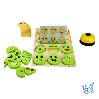 پازل چوبی بیان احساسات کد MA 46