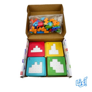 بازی آموزشی جایگذاری بلوک چوبی کد R 114