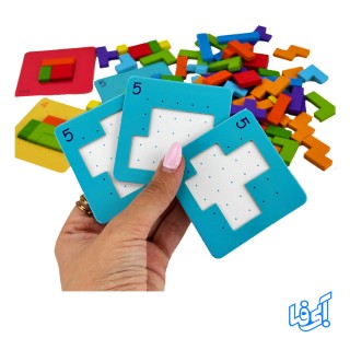 بازی آموزشی جایگذاری بلوک چوبی کد R 114