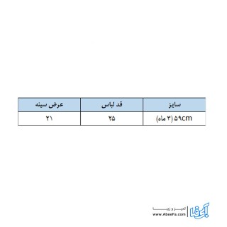 تاپ نوزادی اوبیبی مدل RRP