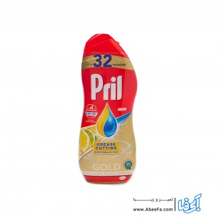 ژل ماشین ظرفشویی پریل مدل Free Gold حجم 576 میلی لیتر