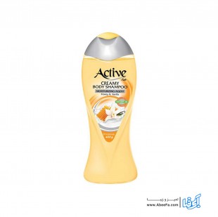 شامپو بدن کرمی اکتیو مدل Vanilla And Honey حجم 400 میلی لیتر