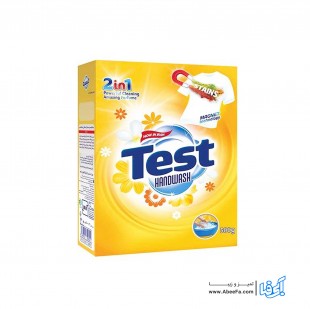 پودر لباسشویی دستی تست 2in1 مقدار 500 گرم