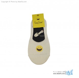 جوراب کالج فانی مدل 7000 سفید