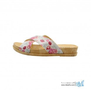 دمپایی زنانه نیکتا مدل K1-014-Roz-WH