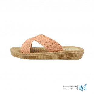 دمپایی زنانه پاپا طرح حصیری کد K1-CR