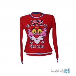 سویشرت زنانه طرح پلنگ صورتی کد MA-GH-VA82025