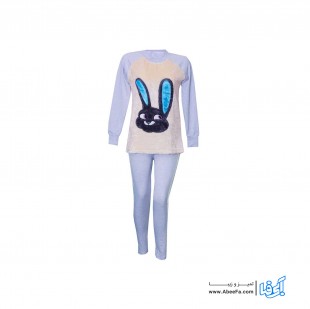 ست سویشرت و شلوار زنانه مدل خرگوش کد MA-NI.VA82070