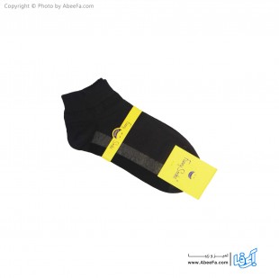جوراب مچی فانی مدل 633 زغالی-مشکی