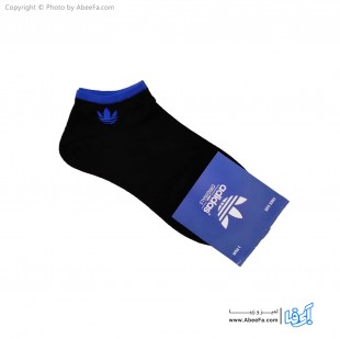 جوراب مچی طرح آدیداس مدل 484 مشکی-آبی