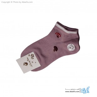 جوراب مچی زنانه مدل 1147 بنفش کدر