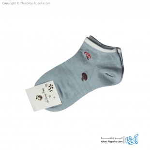 جوراب مچی زنانه مدل 1147 آبی کبریتی