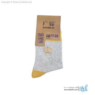 جوراب ساق دار مدل AF1478-B طوسی-خردلی