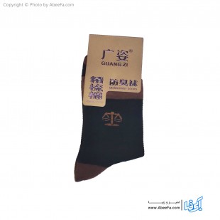 جوراب ساق دار مدل AF1478-B مشکی-قهوه ای