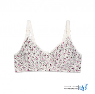 سوتین زنانه آداک مدل گل رز سفید B