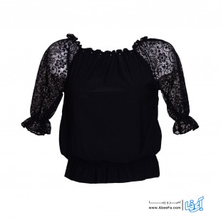 بلوز زنانه مدل RZ-HA81022-NIMT-ME رنگ مشکی