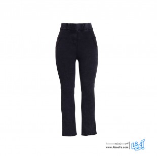 شلوار جین زنانه مدل NJ-MB82040-TLI-ZO رنگ زغالی