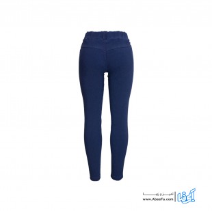 شلوار جین زنانه مدل RZ-GH12065-TLI-ABI-BS رنگ آبی سایز بزرگ