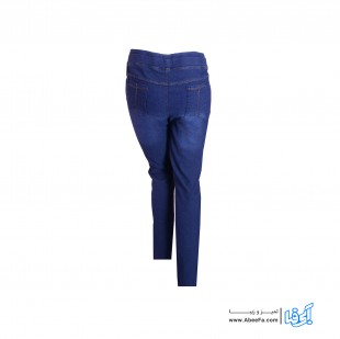 شلوار جین زنانه مدل NJ-MB82040-TLI-AB.T رنگ آبی تیره.