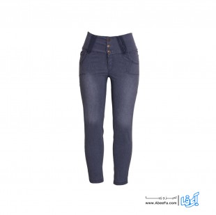 شلوار جین زنانه مدل RZ-GH12068-TLI-KHA.GEN رنگ خاکستری