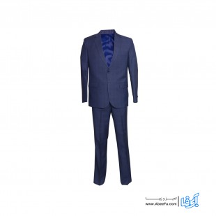 کت و شلوار مردانه مدل NJ-MB82590-4KH-AB.T رنگ آبی تیره