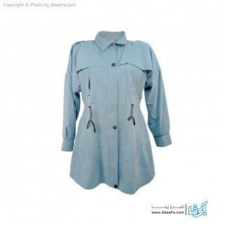 مانتو بهاره زنانه مدل MS64B آبی