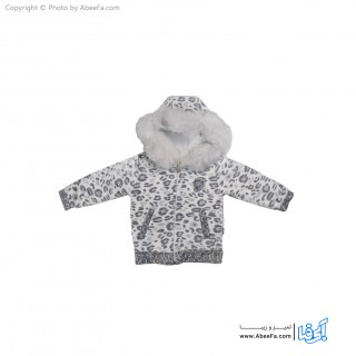 سویشرت بچگانه داخل خز مدل ST66T طوسی