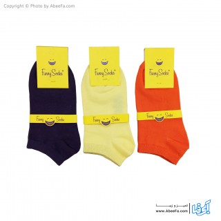 جوراب مچی فانی مدل 1000-B بسته سه عددی