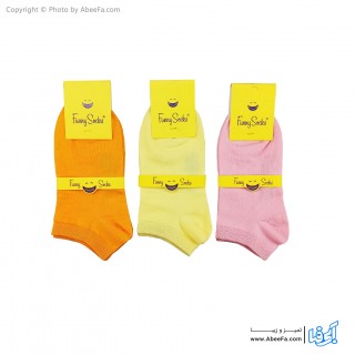 جوراب مچی فانی مدل 1002-B بسته سه عددی