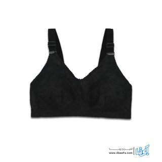 سوتین دو لایه تور بدون فنر آداک رنگ مشکی