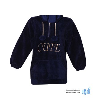 هودی زنانه مدل RZ-MOT80115-HOD.PASH-SO رنگ سرمه ای