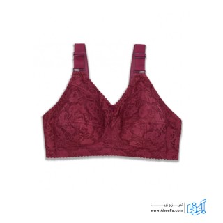 سوتین دو لایه تور بدون فنر آداک رنگ بنفش