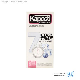 کاندوم کاپوت مدل 7Cool Time بسته 12 عددی