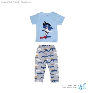 ست تی شرت و شلوار بچگانه مدل SHARK