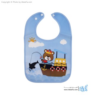 پیشبند نوزادی مدل B2 آبی