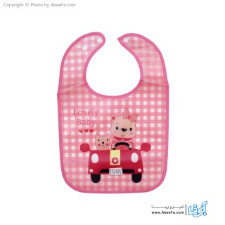 پیش بند نوزادی مدل P صورتی