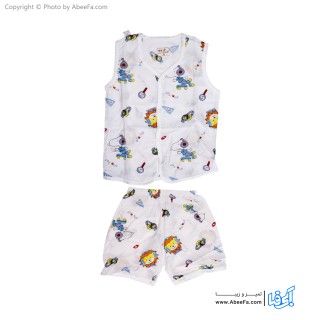 ست تاپ و شلوارک بچگانه مدل GAME